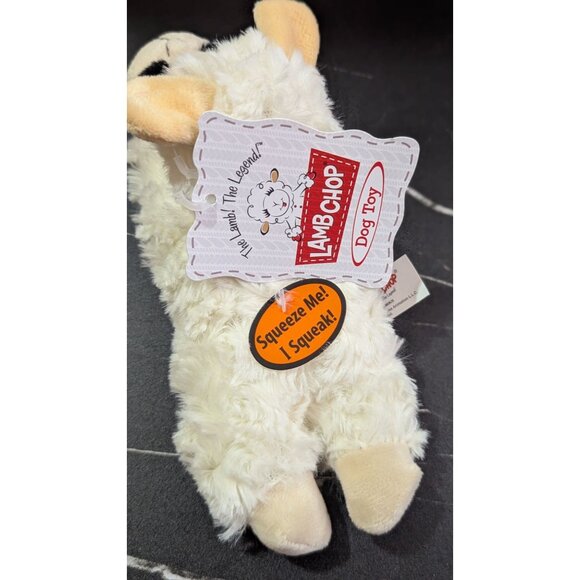 Lamb Chop Plush Dog Toy With Squeaker Soft & Cuddly By DreamWorks New With Tags - Picture 2 of 10